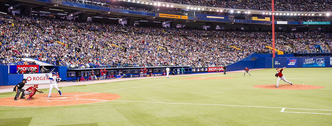 Olympic Stadium Rightfield Panorama - Home of the Montreal Expos