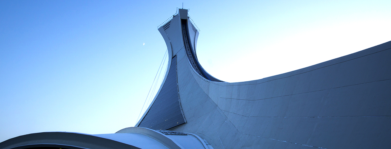Montreal Olympic Stadium panorama