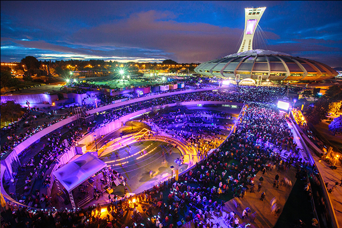 Concerts and shows - Parc olympique : Parc olympique