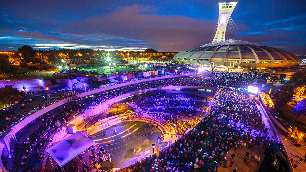 Concerts and shows Parc olympique Parc olympique