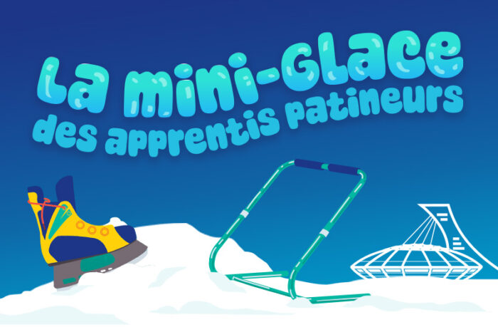 La mini-glace des apprentis patineurs