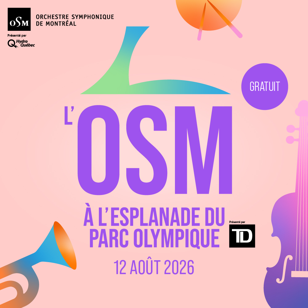 L'OSM à l'Esplanade du Parc olympique, 12 août 2026